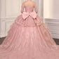 Vestido de Gala de Quinceañera Abullonado con Hombros Descubiertos Ladivine 15742