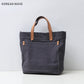 Summer Canvas With Cowhide Portable Mori Shoulder Bags