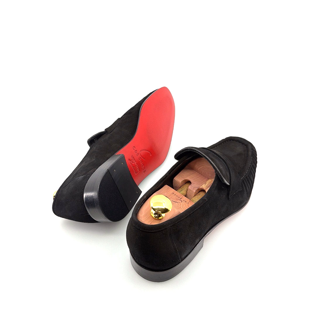 Mocasín de Ante Colección C - Negro