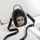 Women's Mobile Printed Cartoon Cute Zipper Phone Bags