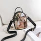 Women's Mobile Printed Cartoon Cute Zipper Phone Bags