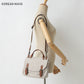 Women's Artistic British Simple Canvas Diagonal Korean Style Postman Crossbody Bags