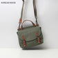 Women's Artistic British Simple Canvas Diagonal Korean Style Postman Crossbody Bags