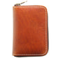 Men's Handmade Retro First Layer Cowhide Zipper Short Coin Purses