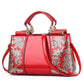 Women's Fashion Patent Leather Mother's Bright Elegant Shoulder Bags