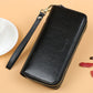 Women's Long Double Layer Zipper Large Capacity Ladies Wallets