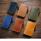 Men's Italy Leather First Layer Short Cowhide Coin Purses