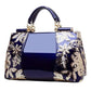 Women's Fashion Patent Leather Mother's Bright Elegant Handbags