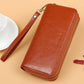 Women's Long Double Layer Zipper Large Capacity Ladies Wallets