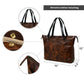 Portland Leather Tote with Zipper