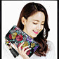Women's Long Zipper Elegant Fashion Leather Large Ladies Wallets