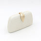 Popular Box Storage Metal Leaf Leather Evening Bags
