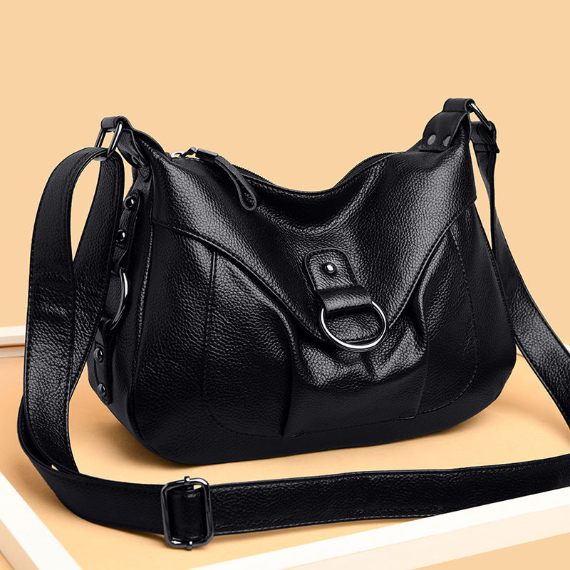 Women's New Mother's Fashion Soft Leather Crossbody Bags