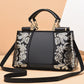Women's Fashion Bright Leather Chinese Style Embroidered Shoulder Bags