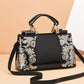 Women's Fashion Bright Leather Chinese Style Embroidered Shoulder Bags
