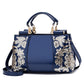 Women's Fashion Bright Leather Chinese Style Embroidered Shoulder Bags