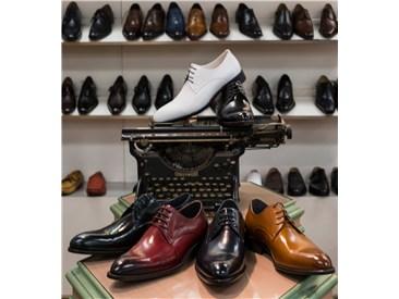 Ugo Vasare Burnished Calfskin Oxford - Burgundy