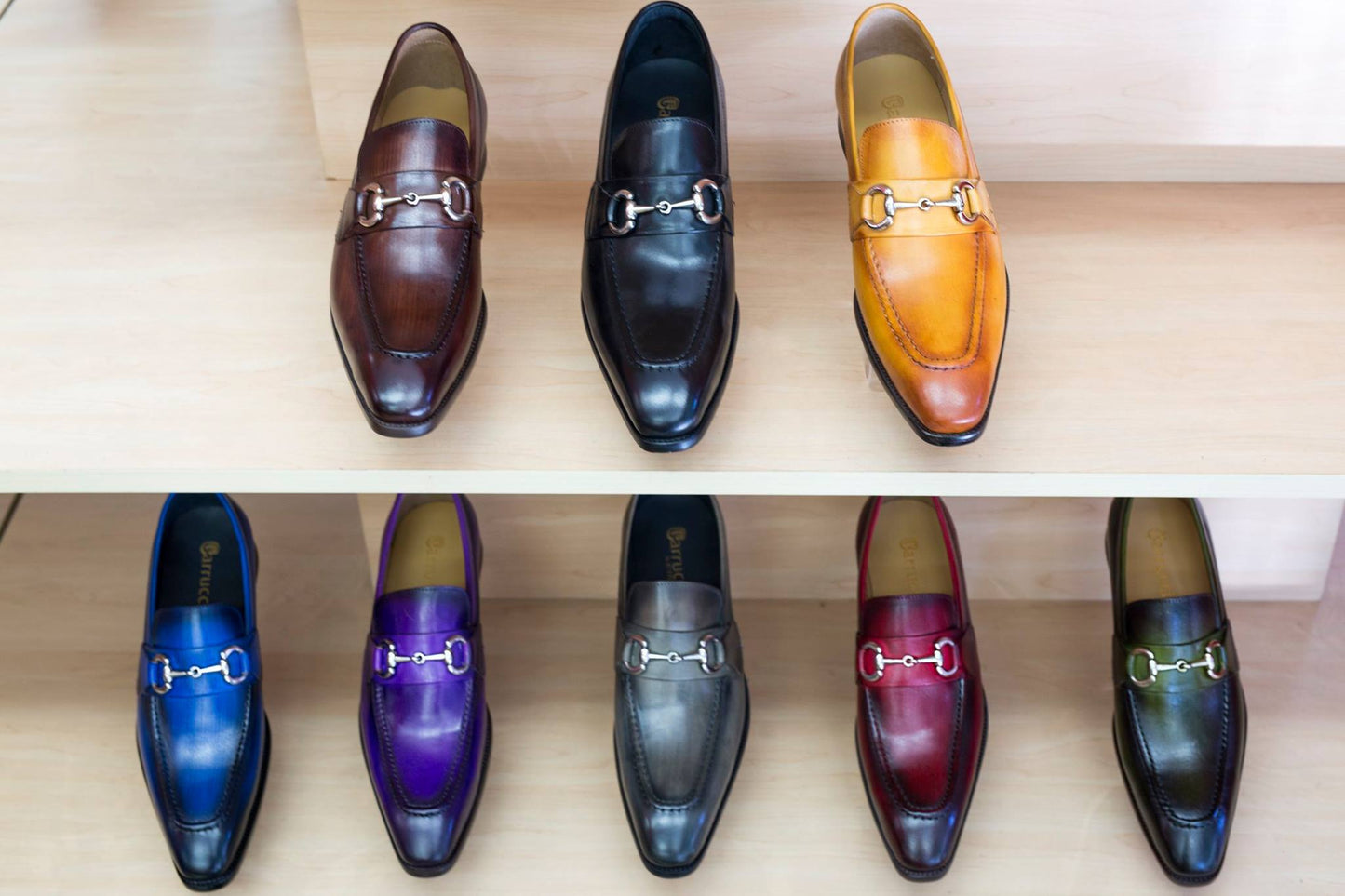 Carrucci Calfskin Loafer - Black