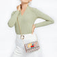 Women's Early Spring Fashion Printed Chain Korean Crossbody Bags