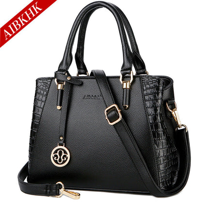 Women's Tide Alligator Print Simple Large Capacity Handbags