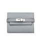 Women's Fashion Classic Lychee Pattern Cowhide Clutch Ladies Wallets