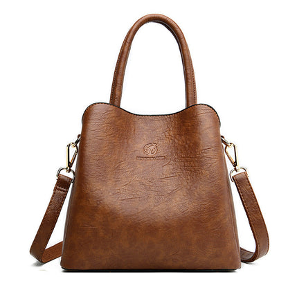 Women's Korean Style Simple Elegant Trendy Mom Handbags