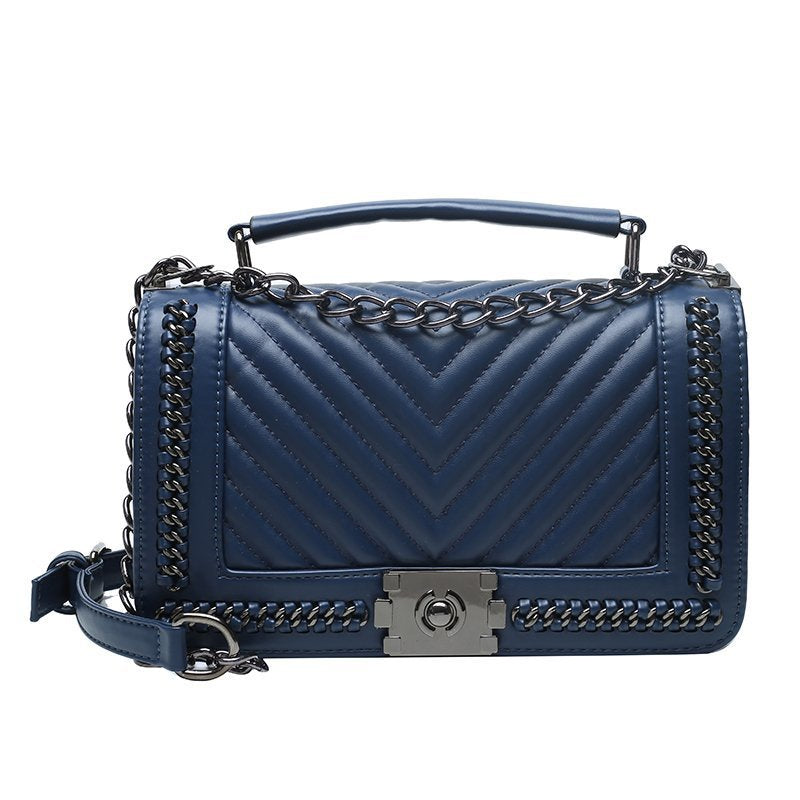 Classic Style Fashion Sewing Line Chain Bags