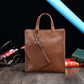 Men's Vertical Fashion Retro Crazy Horse Leather Bags