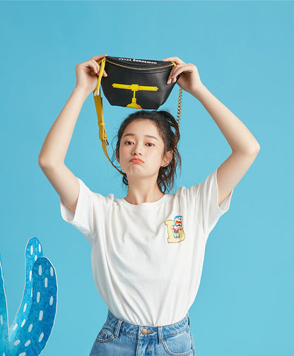 Pretty Attractive Female Fashion Diagonal Versatile Waist Packs