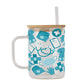 Blue Medical Glass Cups