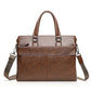 Men's Fashion Business Horizontal Leather File Men's Messenger Bags
