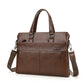 Men's Fashion Business Horizontal Leather File Men's Messenger Bags