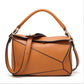 Women's Large Geometric Portable Contrast Color Pillow Bags
