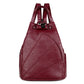 Women's Korean Style Soft Leather Stitching Leisure Bags