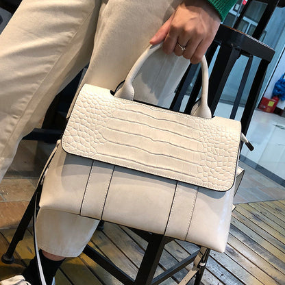 Women's Fashionable Top Layer Cowhide Elegant Portable Shoulder Bags