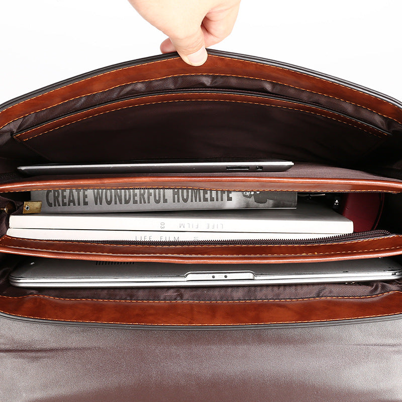 Men's Simple Business Password Large Capacity Computer Men's Briefcases