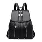 Women's Korean Fashionable Simple Soft Leather Backpacks