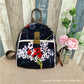 Women's Trendy Korean Style Oxford Cloth Printed Backpacks