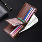Men's Genuine Leather Vintage Oil Wax Cowhide Men's Wallets