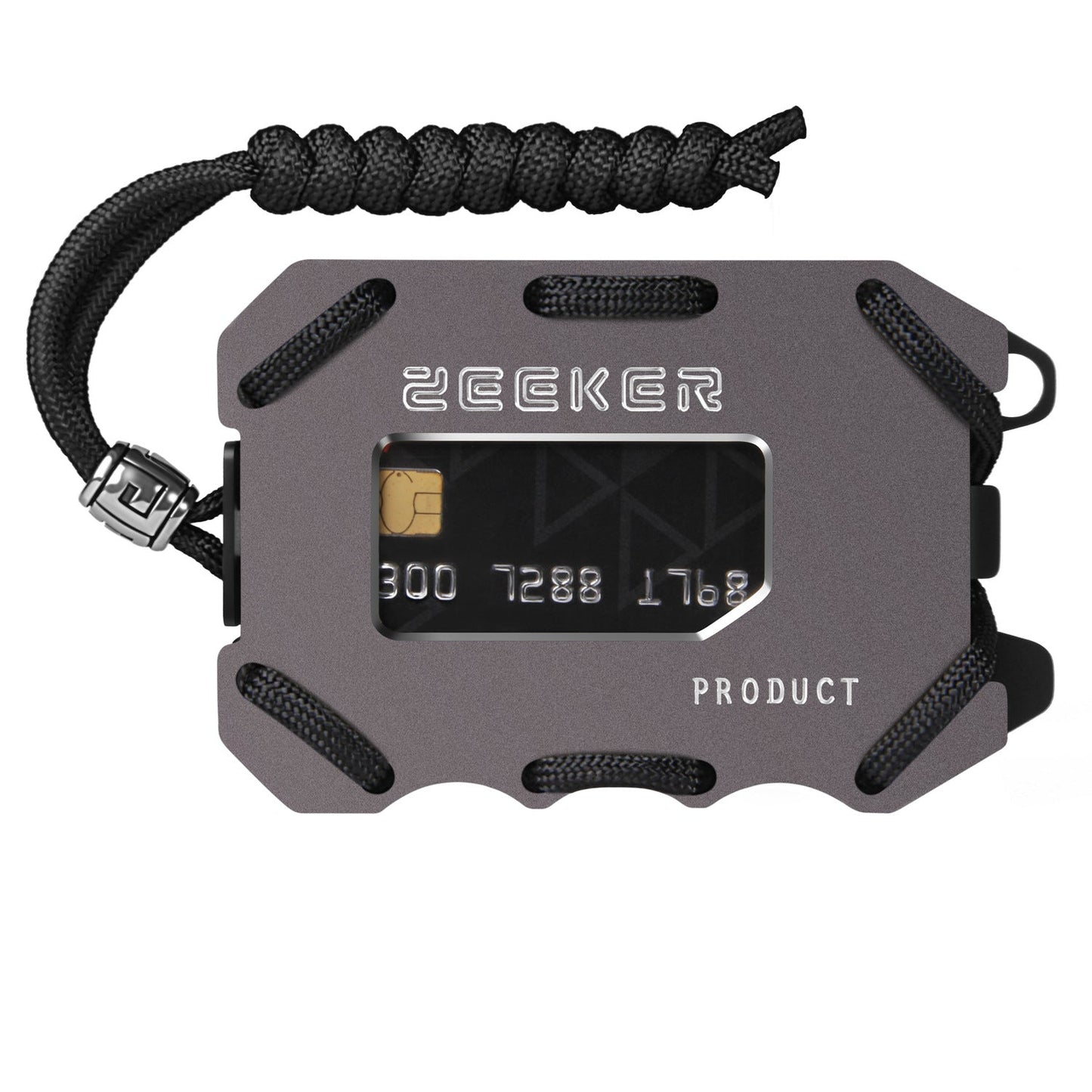 Metal Clamp Large Capacity Stainless Steel Card Holder