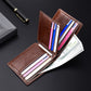 Men's Genuine Leather Vintage Oil Wax Cowhide Men's Wallets
