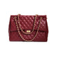 Women's Fashion Diamond Embroidery Thread Chain Large Crossbody Bags