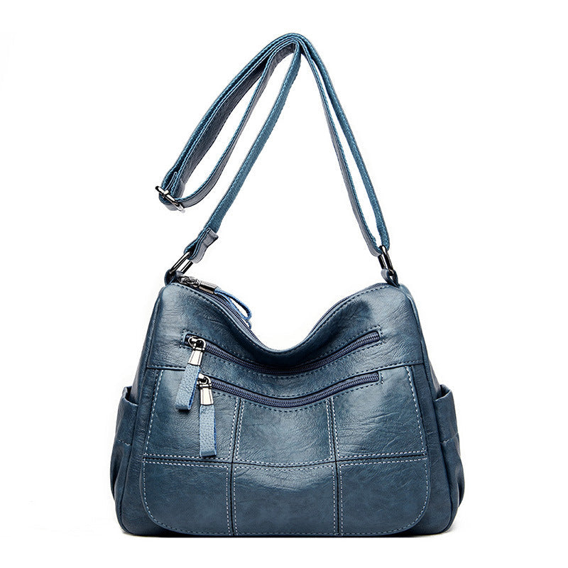 Women's Fashionable Korean Style Soft Leather One Crossbody Bags