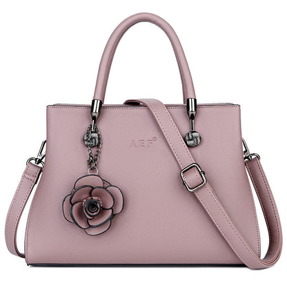 Women's Cross Pattern Pendant Simple Generous Mom Handbags
