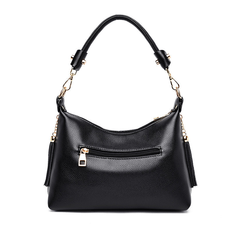 Women's Korean Style Tassel Mother Simple Fashion Shoulder Bags