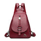 Women's Beautiful Fashionable Korean Soft Leather Backpacks