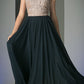 Cinderella Divine 1965 Sleeveless Dress V-Neck Embroidered Bodice