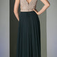 Cinderella Divine 1965 Sleeveless Dress V-Neck Embroidered Bodice