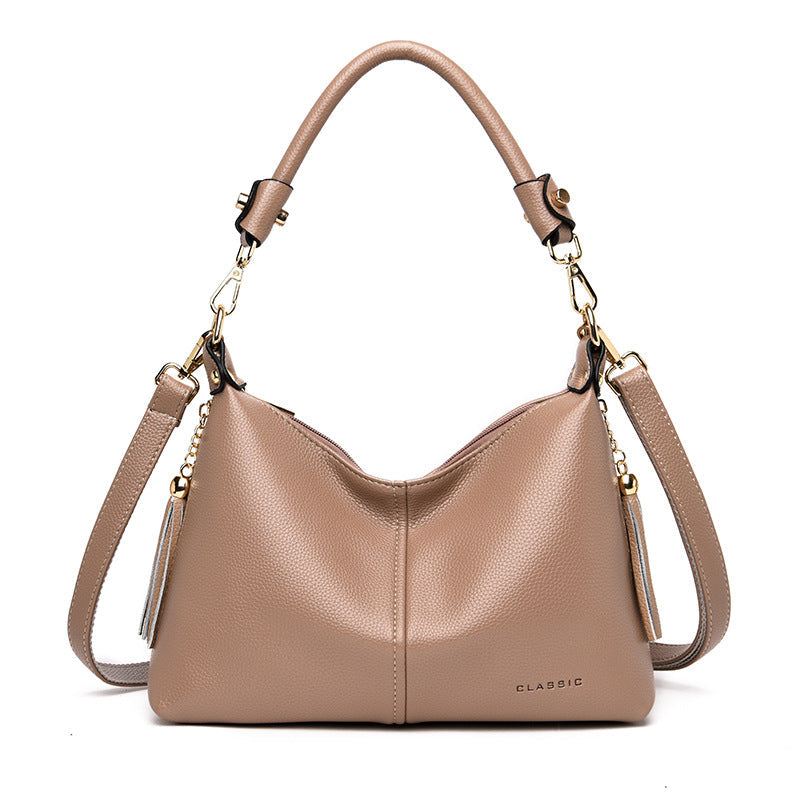 Women's Korean Style Tassel Mother Simple Fashion Shoulder Bags