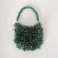 Women's Woven Brown Water Drop Fashion Retro Handbags